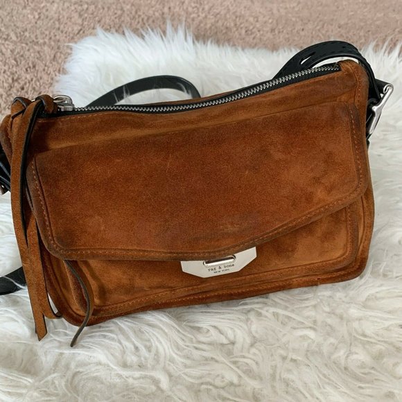SOLD!Rag & Bone Small Field Suede Messenger Crossb - Picture 7 of 8